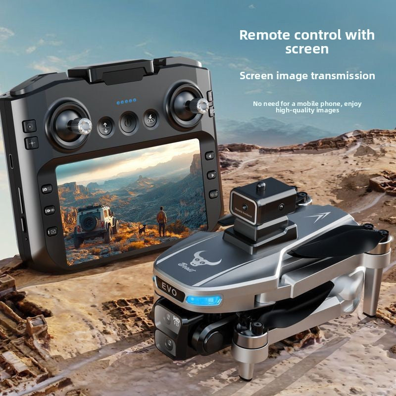 drone intelligent sans balai avec évitement d'obstacle retour GPS caméra FULL HD écran intégré