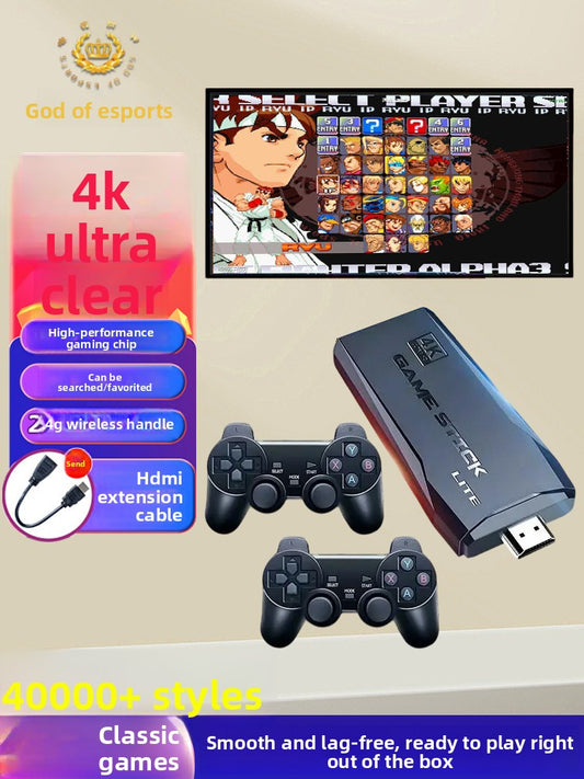 Console de jeux 4K HD améliorée avec 40 000 jeux rétro