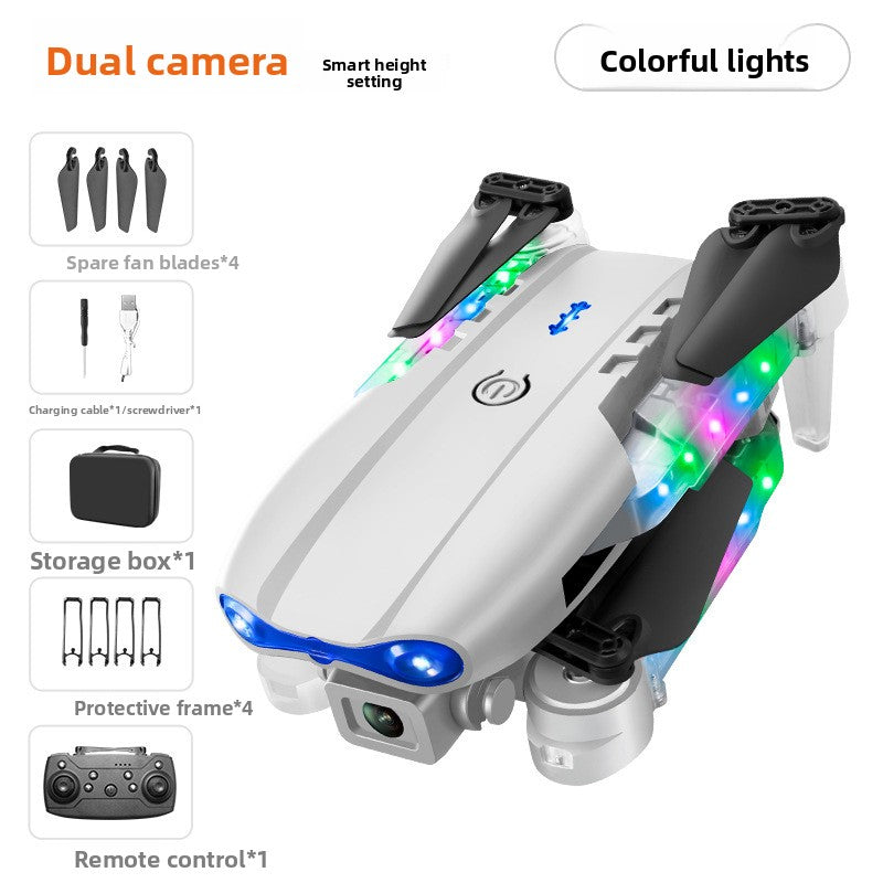 Drone quadricoptère pliable sans balais avec double caméra 8K 360° HD