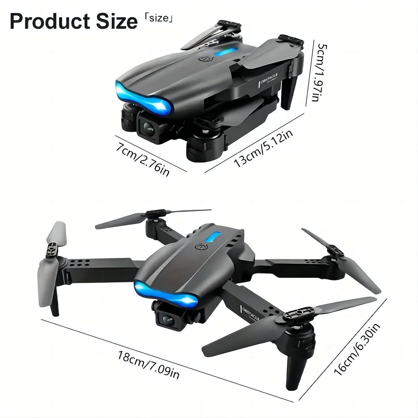 drone télécommandé jouet Caméra double 4K