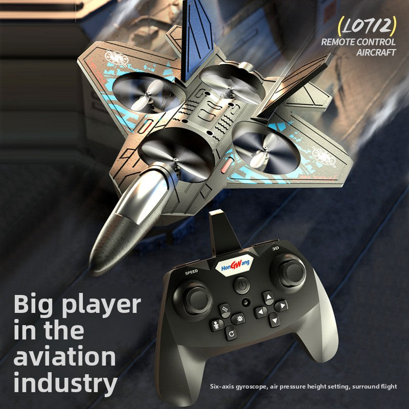 Avion drone télécommandé en mousse à quatre canaux