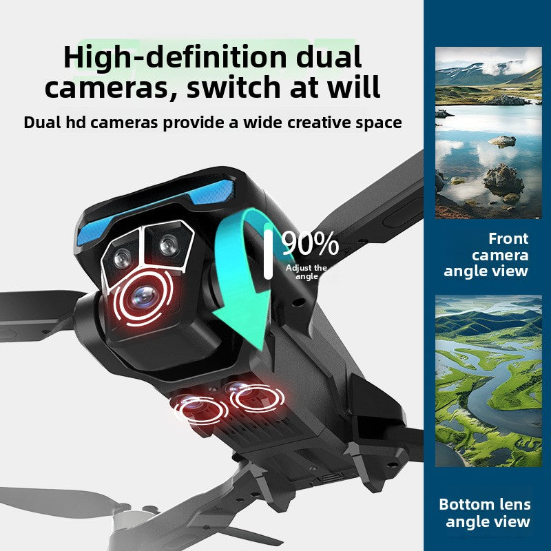 Drone SK007 double caméra 4K HD Système intelligent d'évitement d'obstacles retour intéligent GPS  GPS