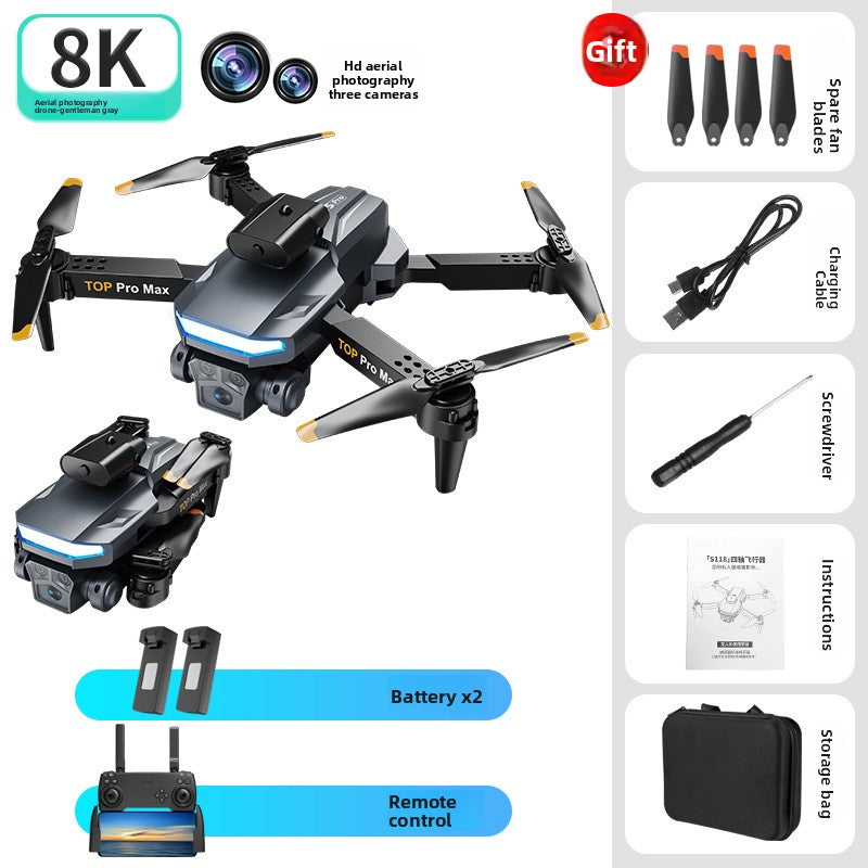 drone A15 PRO double caméra HD 8K laser obstacle GPS