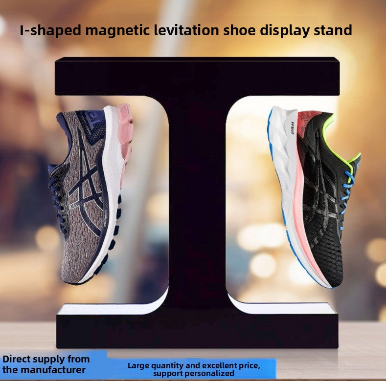 Présentoir à chaussures à lévitation magnétique LED 360°