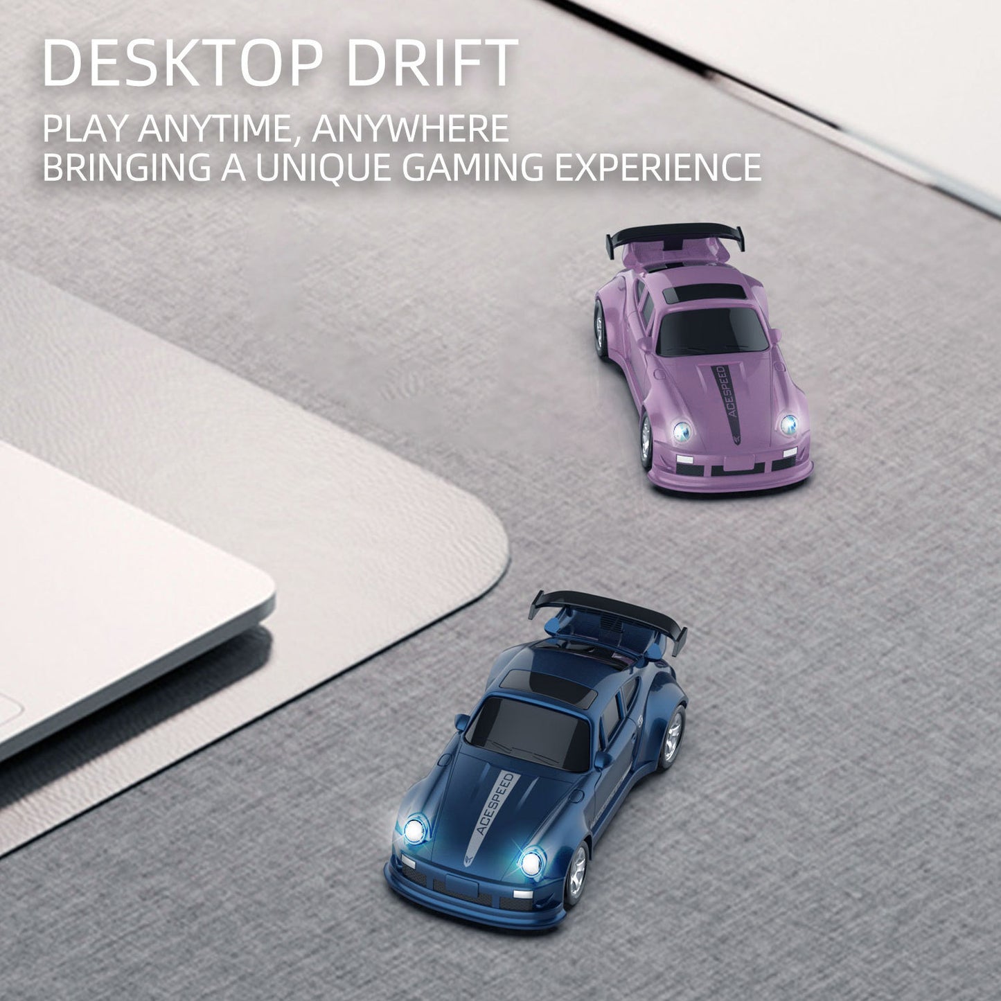 Mini voiture de drift Télécommandée 1/64 Feux LED BMW M4 PORSCHE 911