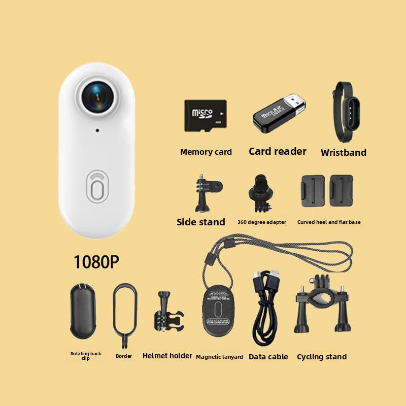 Mini Caméra H88 Ultra HD 4K Sport Stabilisation d'image Technologie anti-tremblement Aimanté Cyclisme randonné