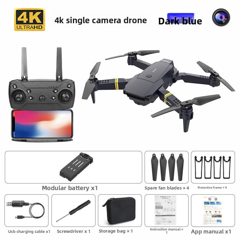 Drone quadricoptère pliable sans balais avec double caméra 8K 360° HD