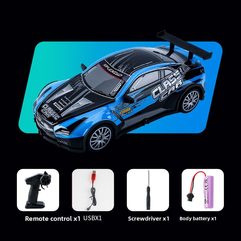 Voiture télécommandée haute vitesse de drift Quatre roues motrices,AE86, Nissan GTR et Lamborghini,Porsche,mustang,Bmw GT