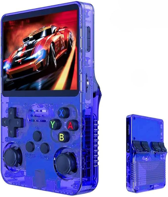 Console de jeu portable open source R36S avec 64 Go/128 Go pour le rétrogaming (jeux 2000/4000).
