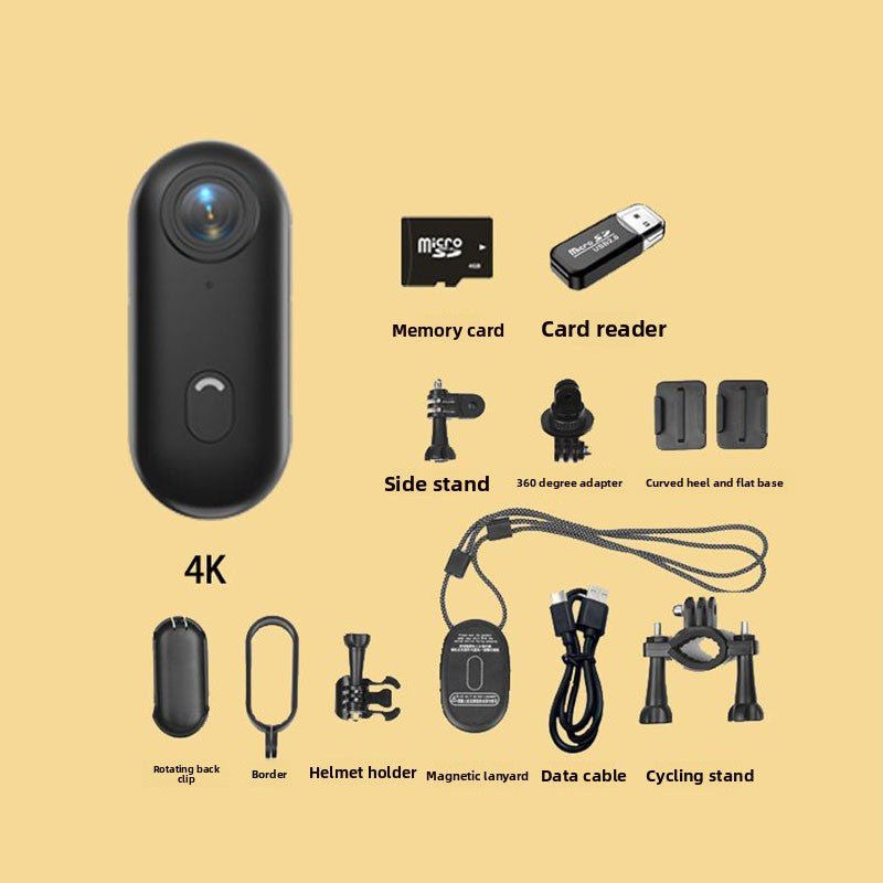 Mini Caméra H88 Ultra HD 4K Sport Stabilisation d'image Technologie anti-tremblement Aimanté Cyclisme randonné