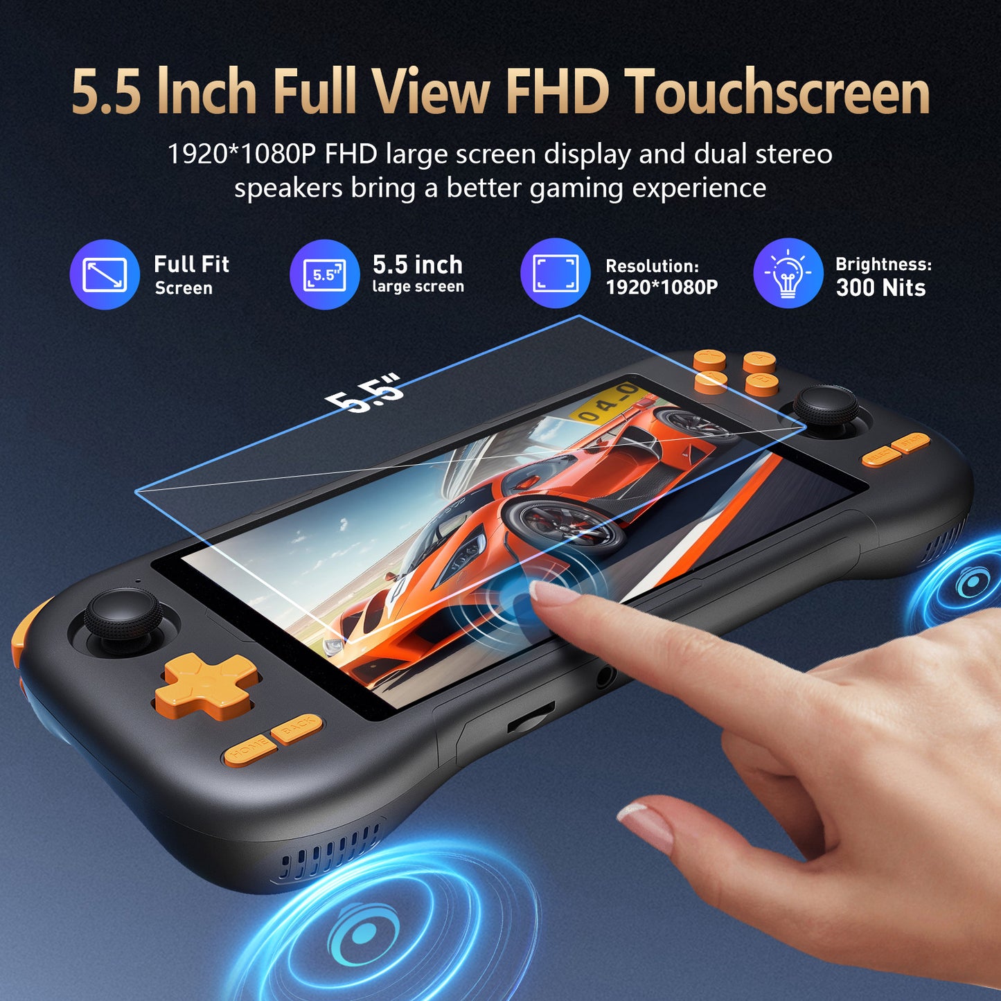 Console de jeu portable Android open source K56