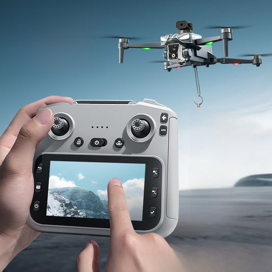 Drone K18 MAX Full HD 4K Retour GPS écran LCD System Anti obstacle