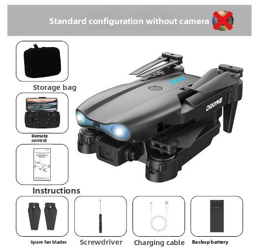 Drone quadricoptère pliable sans balais avec double caméra 8K 360° HD