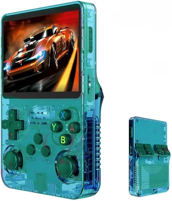 Console de jeu portable open source R36S avec 64 Go/128 Go pour le rétrogaming (jeux 2000/4000).