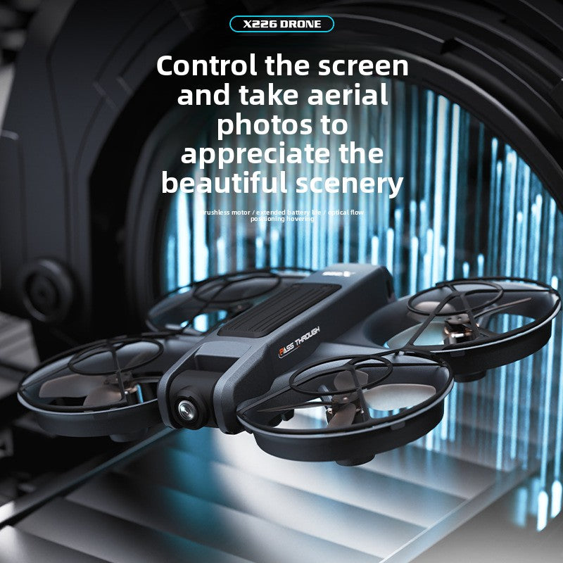 Drone X226 double caméra Full HD Système intelligent d’évitement des obstacles écran 4,5 Pouces