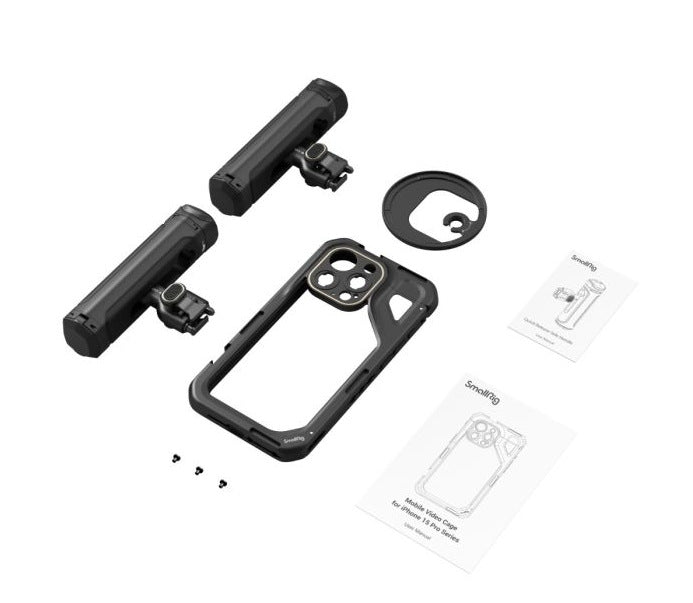 kit vidéo pour téléphone iphone 15 Pro pour les vidéastes professionnels et amateurs.