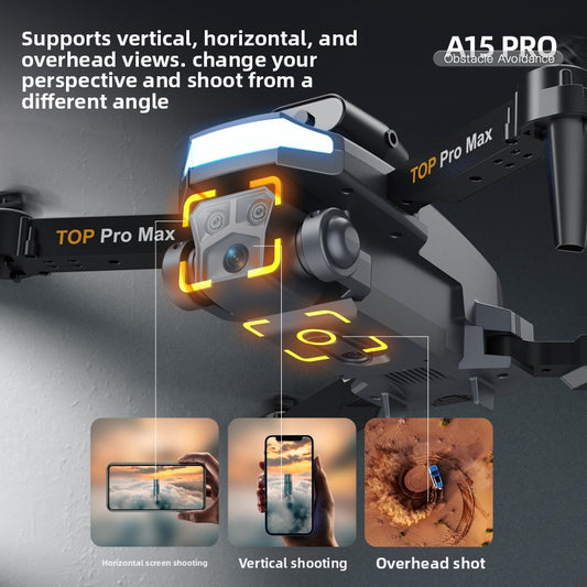 drone A15 PRO double caméra HD 8K laser obstacle GPS