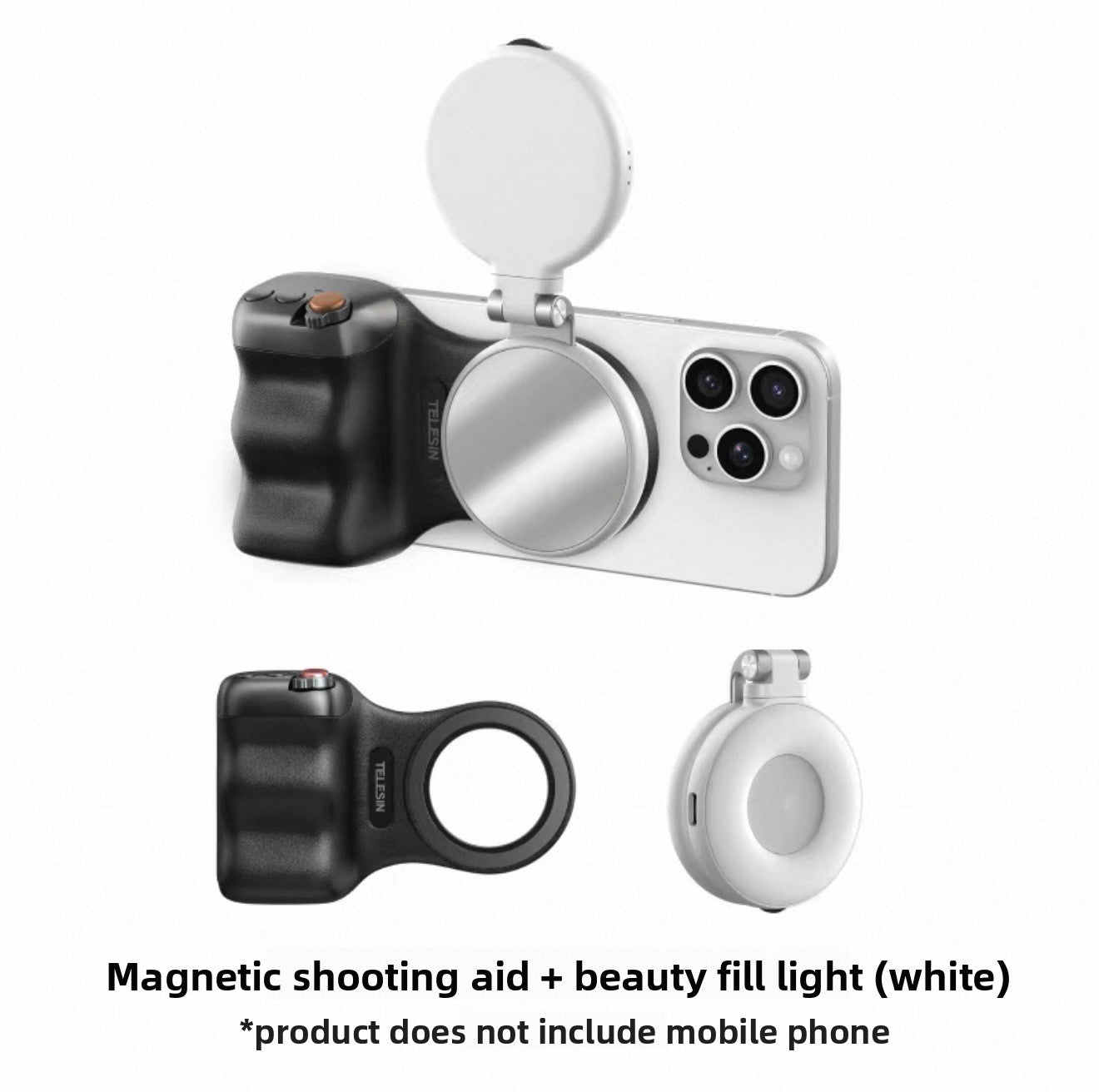 Support pour téléphone portable avec appareil photo Fixation magnétique systèmes MagSafe anti-tremblement iphone-samsung