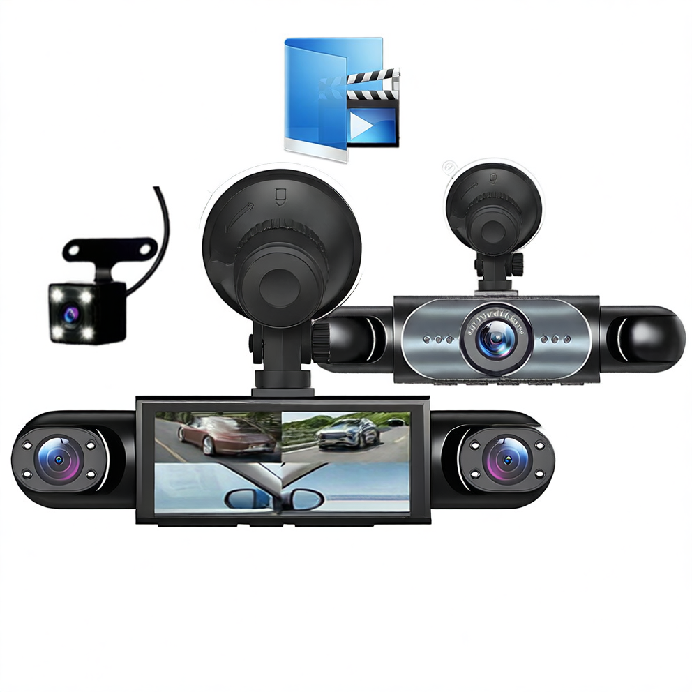 Caméra embarquée de voiture Full HD Avant Arrière aide stationnement