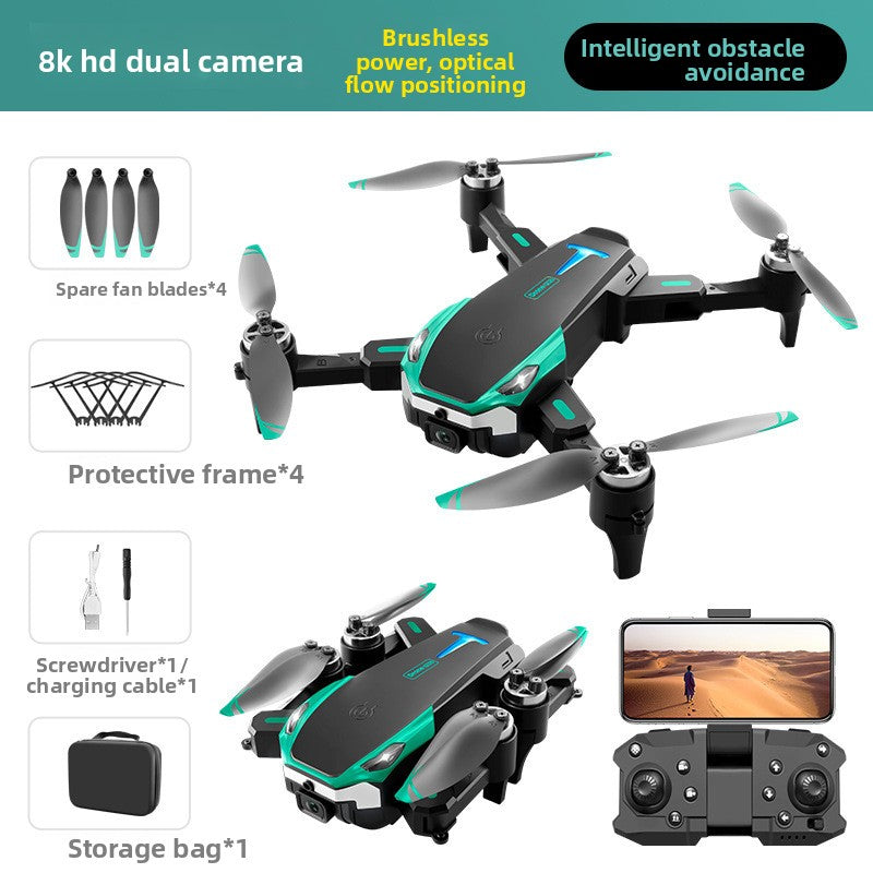 drone sans balai photo vidéo HD 8K double caméra