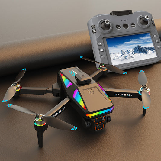 Drone sans balais détection d'obstacles écran 4,3 pouces caméra HD LED