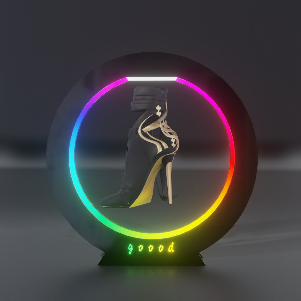 Présentoir à lévitation magnétique pour chaussure et basket rotation 360°